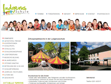 Tablet Screenshot of ludgerusschule.com